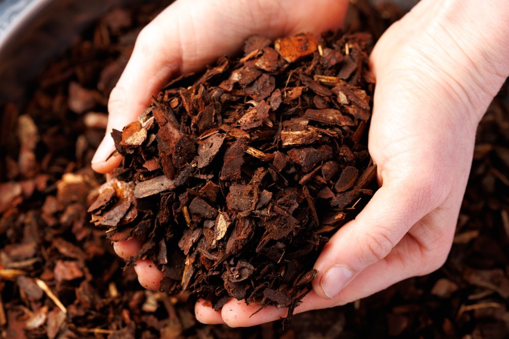 Premium brown mulch