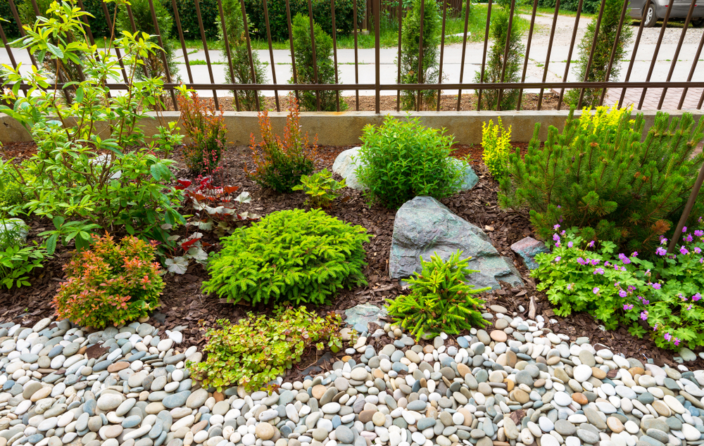 river rock landscaping in salt lake city
